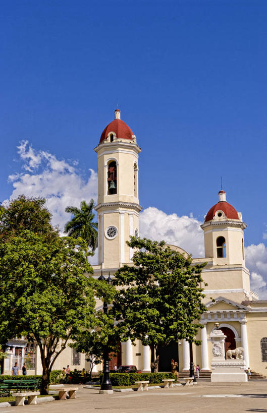 无人,教堂,竖图,室外,白天,建筑,古巴,地标建筑,摄影,拉丁美洲,西恩富戈斯,彩图,旅行