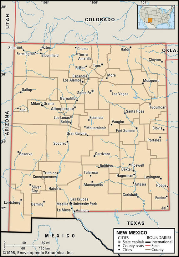 无人,竖图,湖,河流,地图,美国,方向,指导,英文字母,比例,德克萨斯,新墨西哥,科罗拉多州,彩图