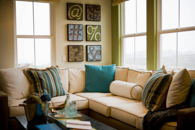 无人,横图,室内,白天,家具,沙发,建筑,日光,美国,建造,北美,加利福尼亚,圣地牙哥市