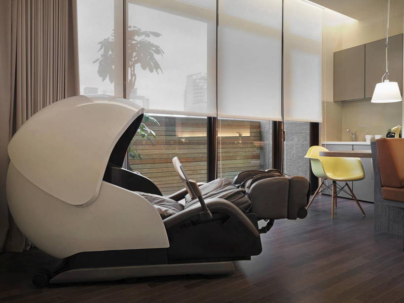 无人,家,横图,室内,白天,建筑,台湾,日光,亚洲,公寓,现代,按摩椅,建筑材料,台北,硬木,当代