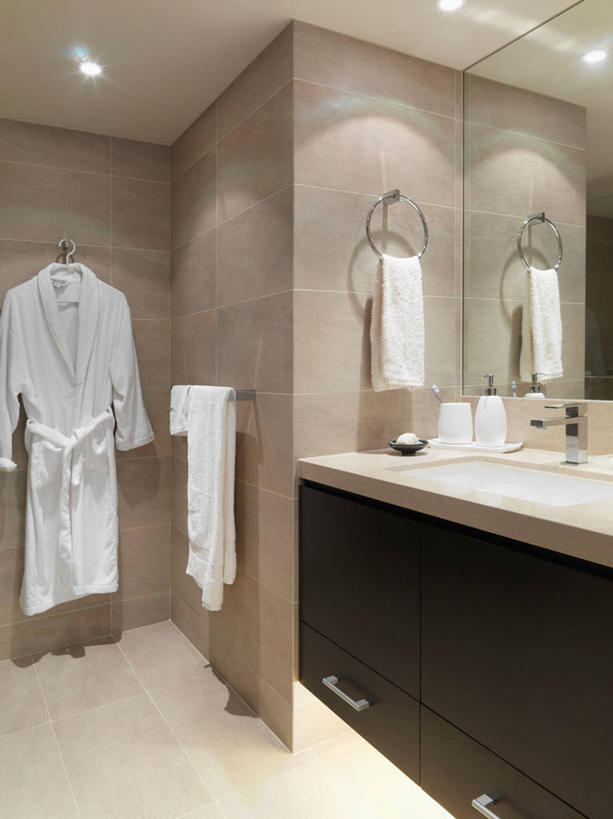 无人,家,竖图,室内,镜子,浴室,建筑,台湾,亚洲,吊挂,悬挂,反射,水槽,挂,干净,现代,建造,化妆室,台北,厕所,浴衣,当代