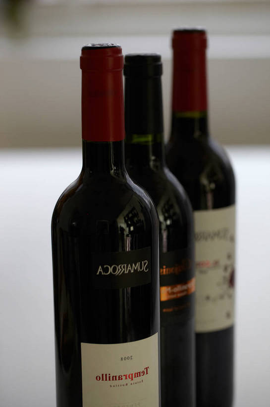 无人,竖图,俯视,室内,特写,白天,餐桌,桌子,一排,阴影,朦胧,模糊,整齐,反射,影子,红酒瓶,玻璃制品,酒瓶,排列,玻璃瓶,瓶子,餐台,葡萄酒瓶,队列,三瓶,彩图,高角度拍摄,shjb1