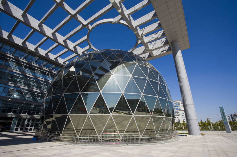 无人,横图,彩色,室外,特写,白天,旅游,度假,美景,城市风光,城市,建筑,中国,亚洲,景观,娱乐,现代建筑,享受,休闲,景色,放松,摄影,科技馆,东亚,宁夏,银川,首府,中华人民共和国,西北地区,银川市,宁夏回族自治区,宁,旅行,金凤区,宁夏科技馆,银川科技馆,bj174