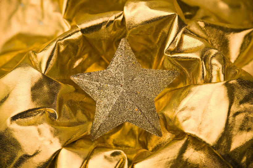 无人,横图,彩色,室内,静物,中国,节日,装饰,图片,星星,艺术品,圣诞,装饰品,一个,金色,摄影,礼品,单个,五星,东亚,影棚拍摄,bj174