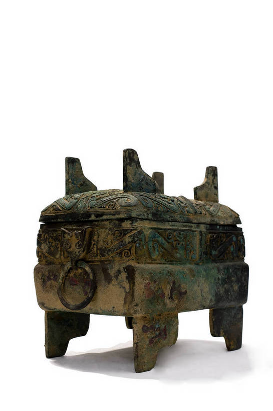 竖图,彩色,静物,金属制品,中国,金属,雕刻,图片,文化遗产,艺术品,历史,文物,装饰品,古代,一个,容器,碗,摄影,单个,古董,储藏,储存,中国文化,东亚,青铜,青铜器,古远,古代文明,美术工艺,影棚拍摄,贮存,传统文化,青铜制品,白敢畀盨,盨,bj174