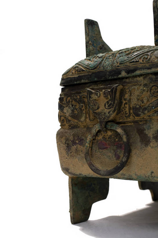 竖图,彩色,静物,金属制品,中国,金属,雕刻,图片,文化遗产,艺术品,历史,文物,装饰品,古代,一个,容器,碗,摄影,单个,古董,储藏,储存,中国文化,东亚,青铜,青铜器,古远,古代文明,美术工艺,影棚拍摄,贮存,传统文化,青铜制品,白敢畀盨,盨,bj174