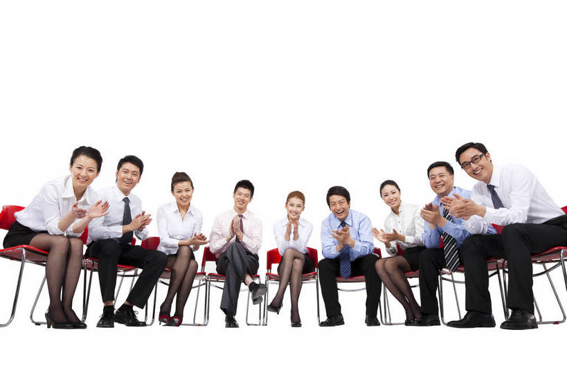 东方人,中年人,伙伴,商务人士,商务男性,商务女性,坐,鼓掌,微笑,横图,彩色,室内,白天,白色背景,正面,衬衫,商务,时尚,性感,友谊,成功,合作,团队,北京,中国,套装,正装,开会,欢迎,图片,许多人,美丽,年轻,漂亮,现代,排列,一群人,职业,享受,成熟,活力,可爱,美女,自信,摄影,青春,优雅,赞扬,同伴,商务装,工薪阶层,团结,友情,男人,男性,年轻男性,年轻女性,女人,女性,中年男性,亚洲人,中国人,年轻人,白领,上班族,全身,影棚拍摄,衬衣,愉快,bj174