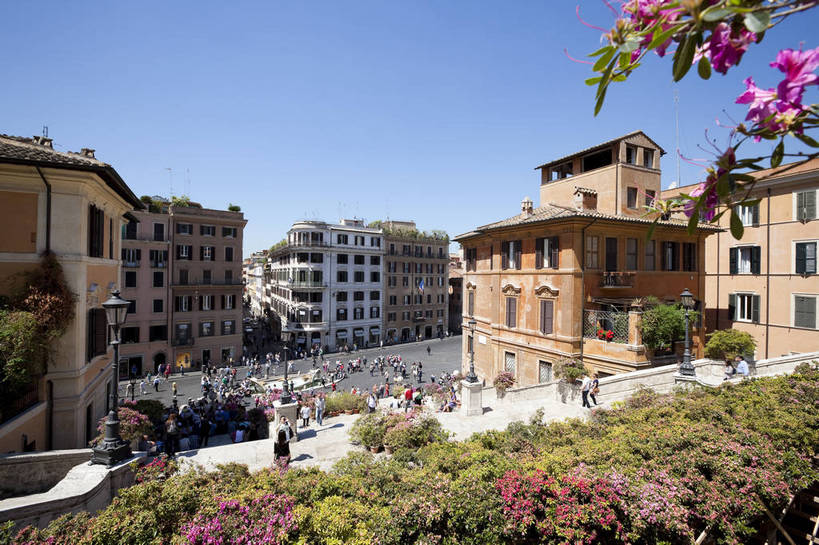 广场,横图,彩色,室外,白天,旅游,度假,名胜古迹,标志建筑,地标,建筑,意大利,罗马,遗迹,花坛,图片,古城,建筑群,古典,古迹,文物,娱乐,建设,古建筑,西班牙广场,地标建筑,享受,休闲,旅游胜地,放松,摄影,文明,古文明,世界文化遗产,旅行,传统文化,bj174