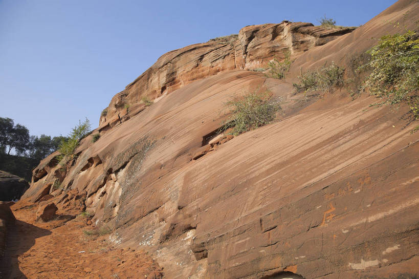 无人,横图,全景,室外,白天,正面,旅游,度假,美景,山,山脉,峡谷,日光,中国,亚洲,壮观,地形,景点,景观,山路,娱乐,东方,红色,风景,自然,享受,休闲,景色,放松,幻想,摄影,风光,干旱,自然风光,神奇,外景,东亚,地貌,丹霞地貌,陕西,陕西省,出色,杰出,卓越,奇妙,中华人民共和国,西北地区,陕,榆林,榆林市,独特,地质学,波浪谷,彩图,旅行,红砂岩,地势,靖边,靖边县,bj174