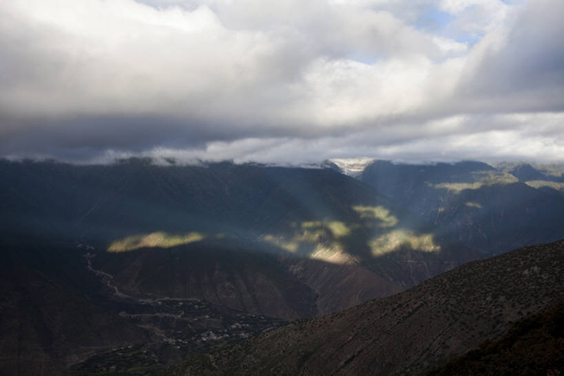 无人,横图,全景,室外,山,雪,雪山,日光,中国,亚洲,阴影,光线,影子,梅里雪山,风景,阳光,自然,地标建筑,摄影,东亚,云南省,彩图,bj175