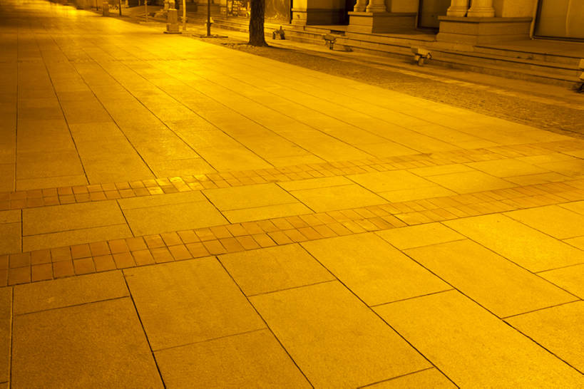 无人,横图,室外,夜晚,路,中国,亚洲,直线,路边,人行道,风景,摄影,照亮,都市风光,东亚,天津市,彩图,bj175