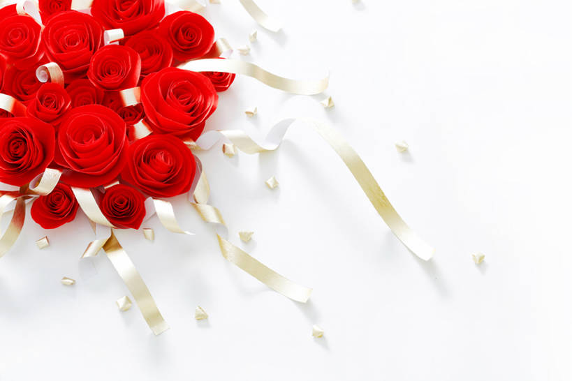 无人,横图,特写,留白,抠图,白色背景,婚礼,快乐,幸福,运气,热情,玫瑰,静物,礼物,情人节,许多,庆祝,弯曲,艺术,装饰,盛开,鲜艳,缠绕,纸,缎带,很多,结婚,浪漫,祝福,花蕾,花,花瓣,花朵,鲜花,红色,纸花,纸制品,花束,花苞,花蕊,一束,喜庆,摄影,纪念,光滑,创造力,高雅,优美,清新,细腻,平滑,式样,想法,美术工艺,设计,彩图,影棚拍摄,爱,高兴,立体图形,金子,bj175