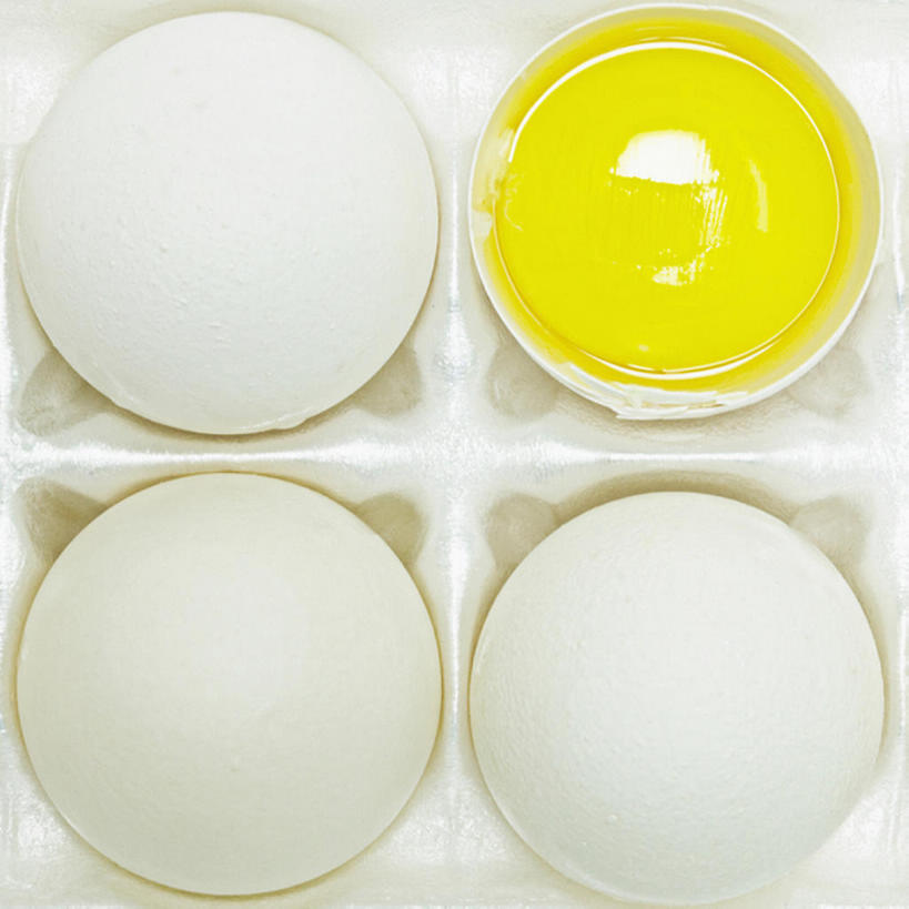 无人,方图,俯视,特写,静物,美国,圆形,蛋白,蛋黄,鸡蛋,食品,饮食,盒子,黄色,白色,切,四个,摄影,佛罗里达,彩图,bj175